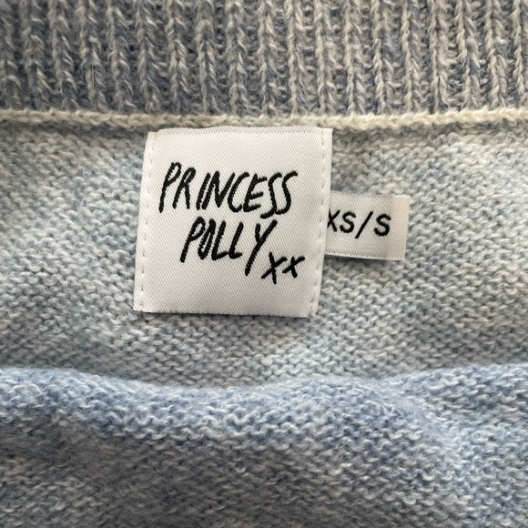 Princess Polly Blue Two Piece Sweater US size XS/S - Picture 3 of 4